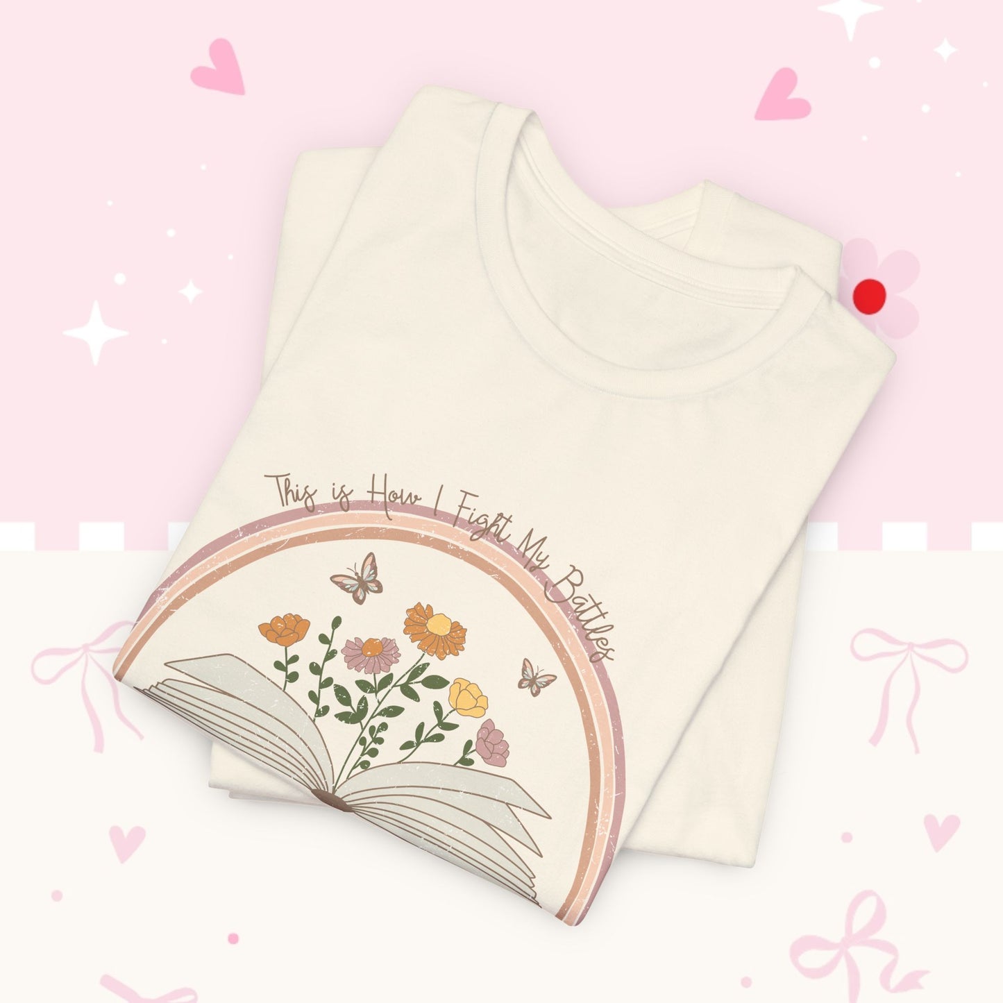 Floral Storybook Tee — 'The World is Full of Magic' Graphic T-Shirt