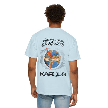 Vintage Tour T-Shirt — KG "Viajando por el Mundo" Graphic Tee