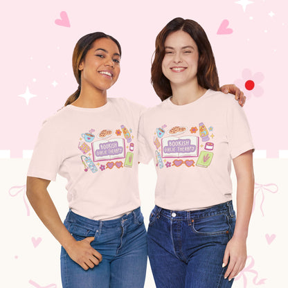 Bookish Girlie Therapy T-Shirt