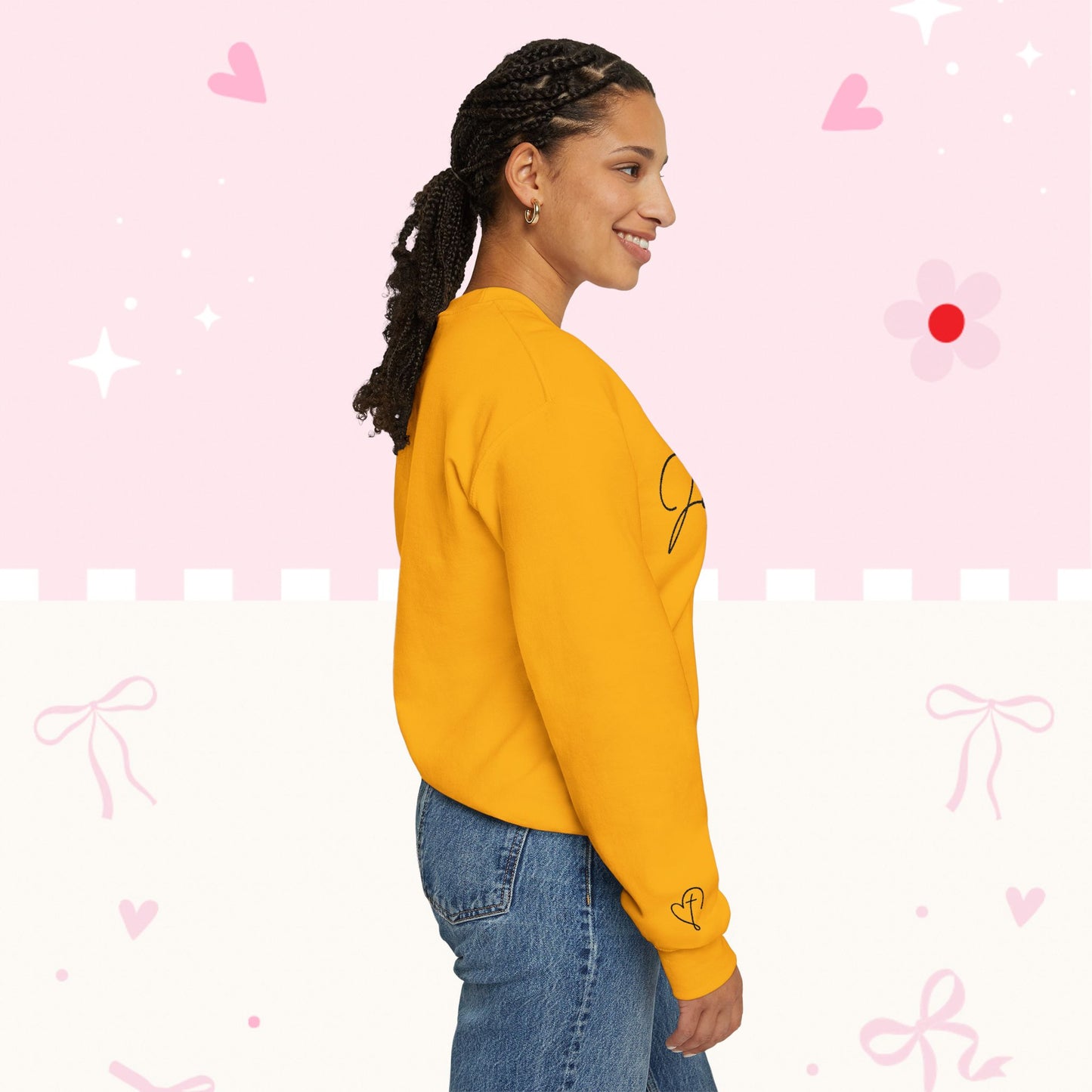 Love Like Jesus Crewneck Sweatshirt — Christian Faith Pullover Embroidery