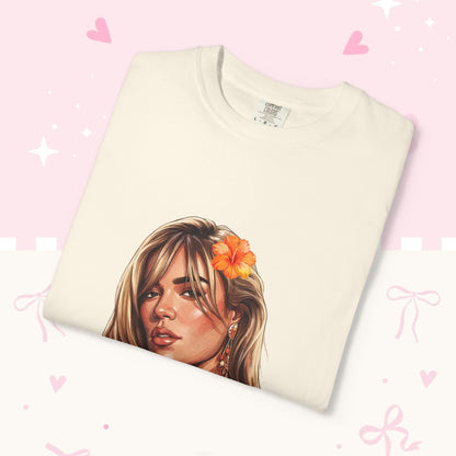 T-Shirt • Tropitour Latina Forever Graphic Tee — Floral Retro Portrait