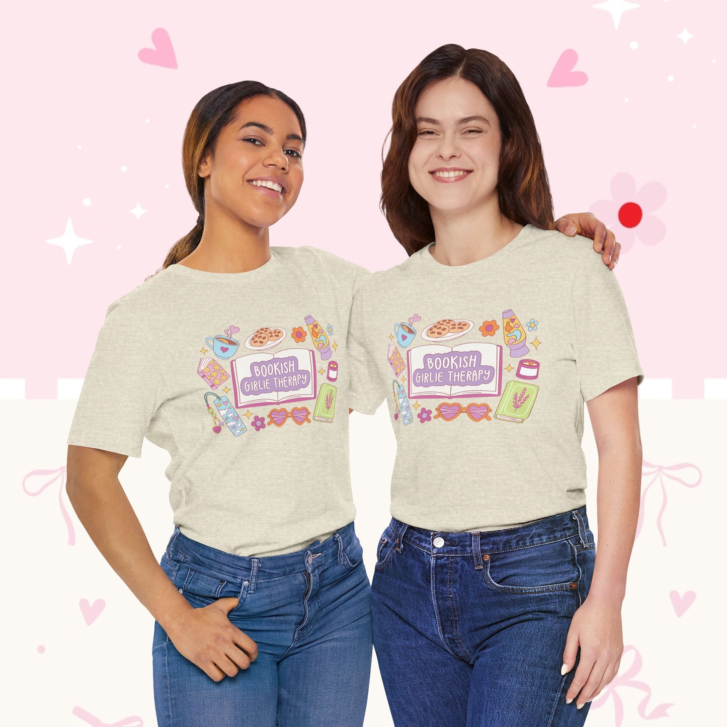 Bookish Girlie Therapy T-Shirt