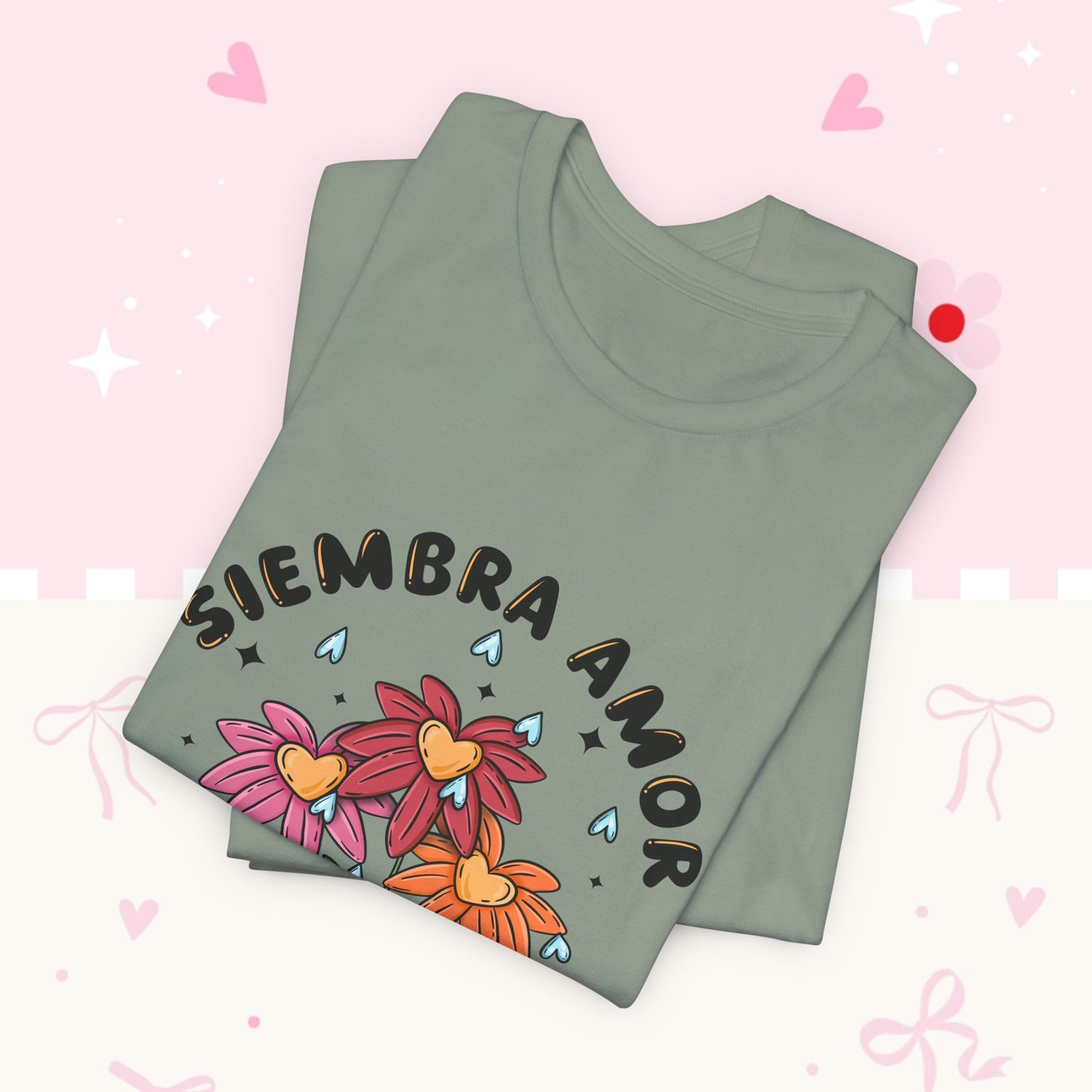 Siembra Amor, Cosecha Paz Floral Tee