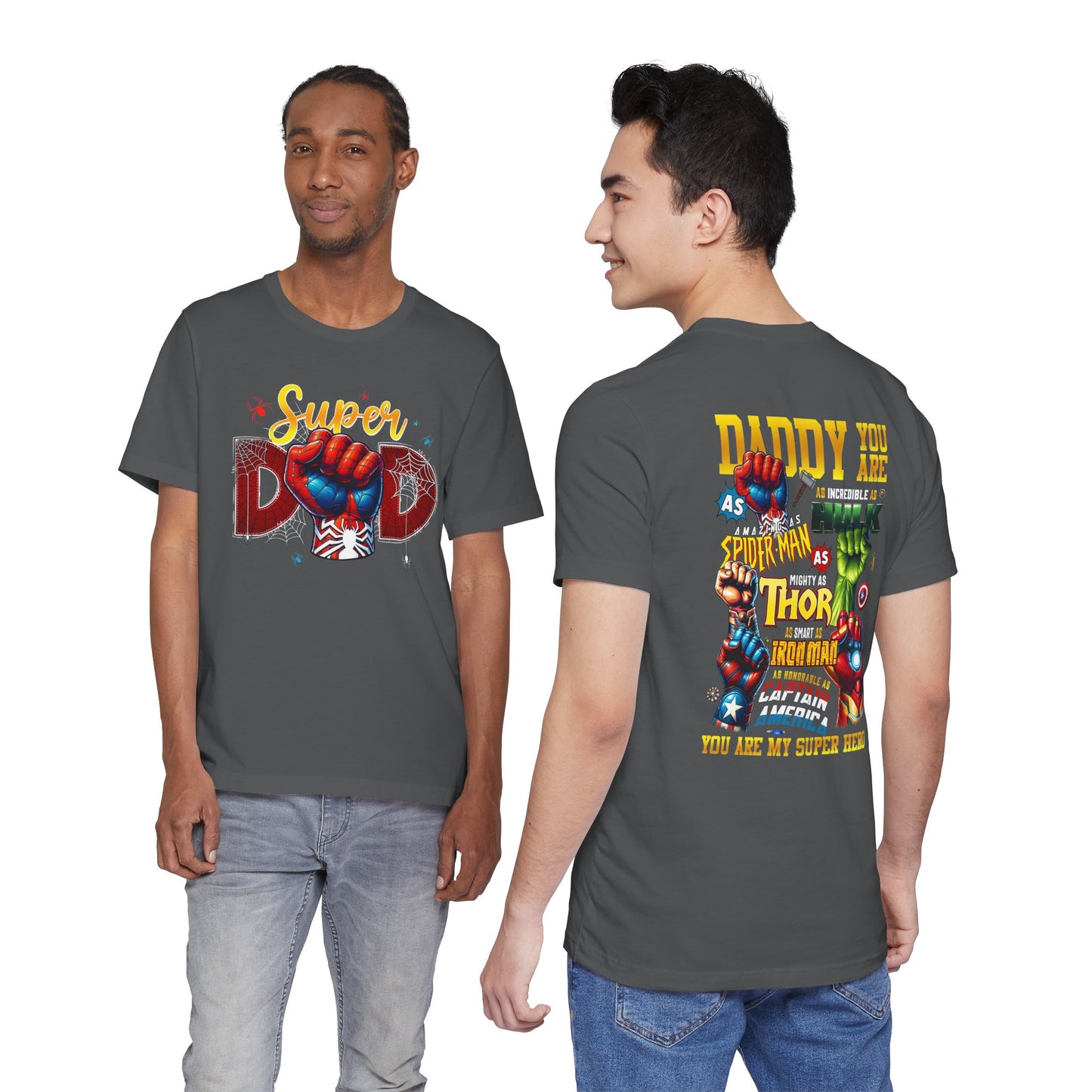 Super Dad Tee — "You Are My Super Hero" Marvel-Inspired Father's Day T-Shirt