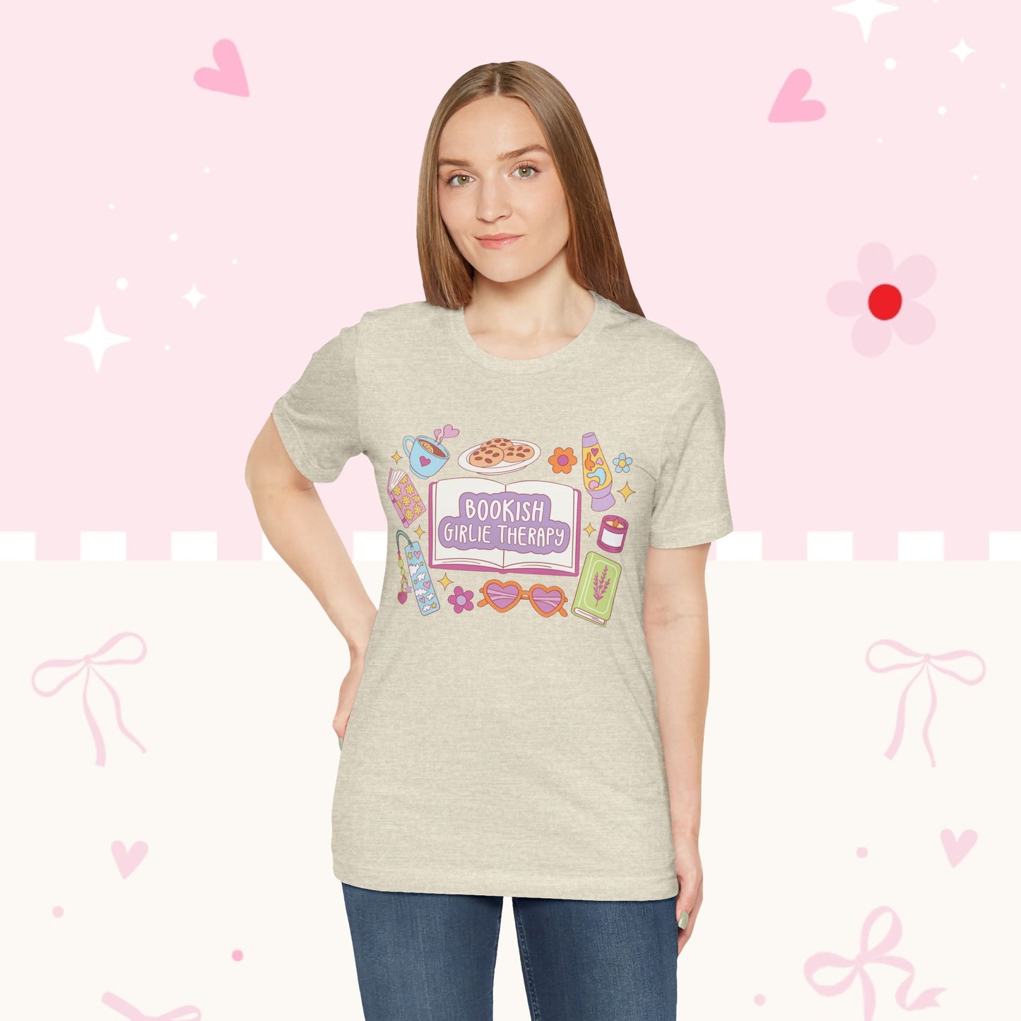 Bookish Girlie Therapy T-Shirt