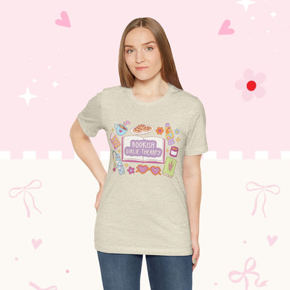 Bookish Girlie Therapy T-Shirt