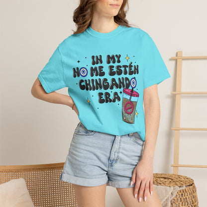 Graphic Tee — "En mi no me estén chingando era" Spanish Sassy T-Shirt with Bubble Tea Graphic