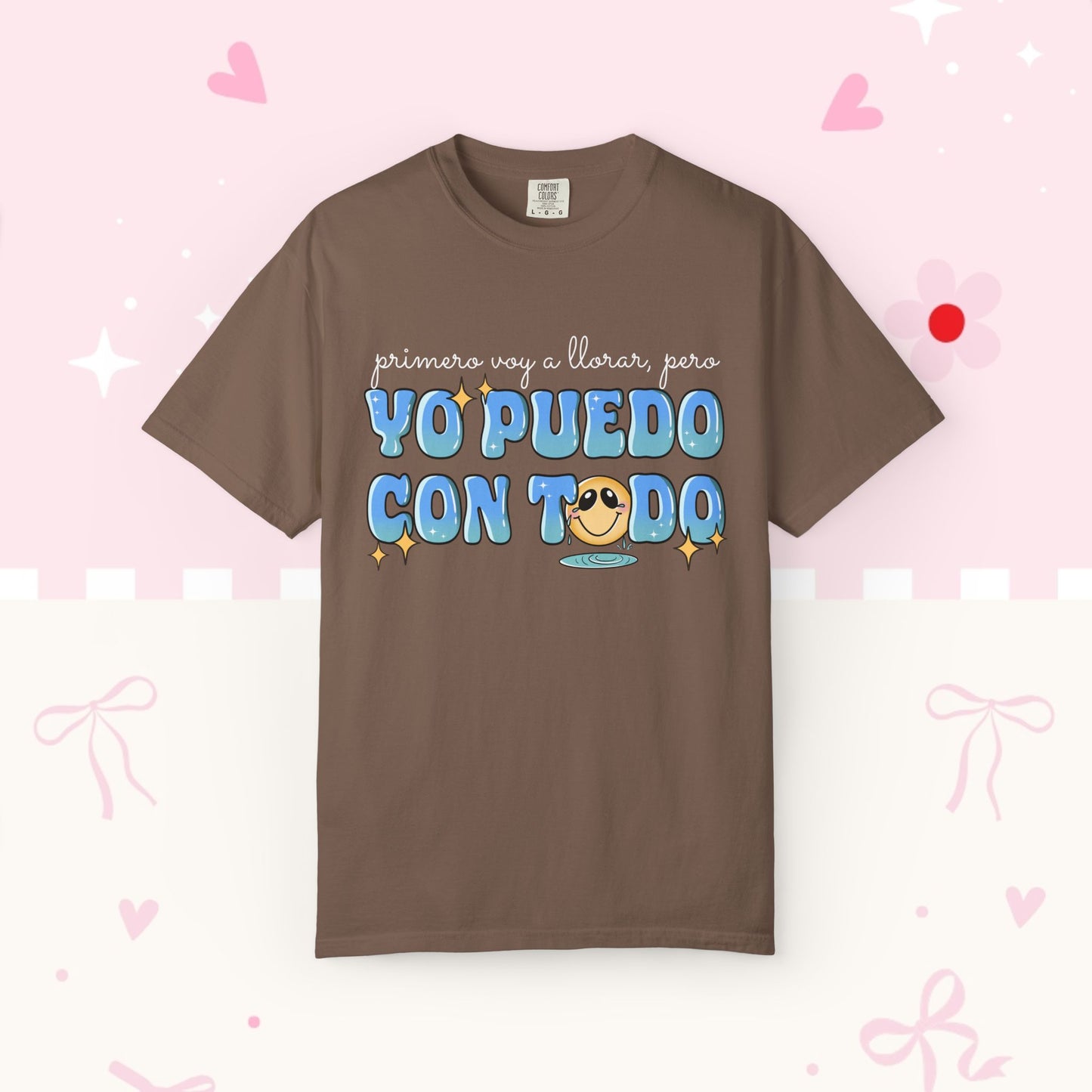 Yo Puedo Con Todo T-shirt — Spanish Motivational Graphic Tee