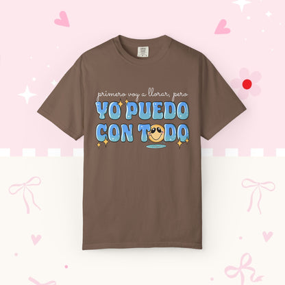 Yo Puedo Con Todo T-shirt — Spanish Motivational Graphic Tee