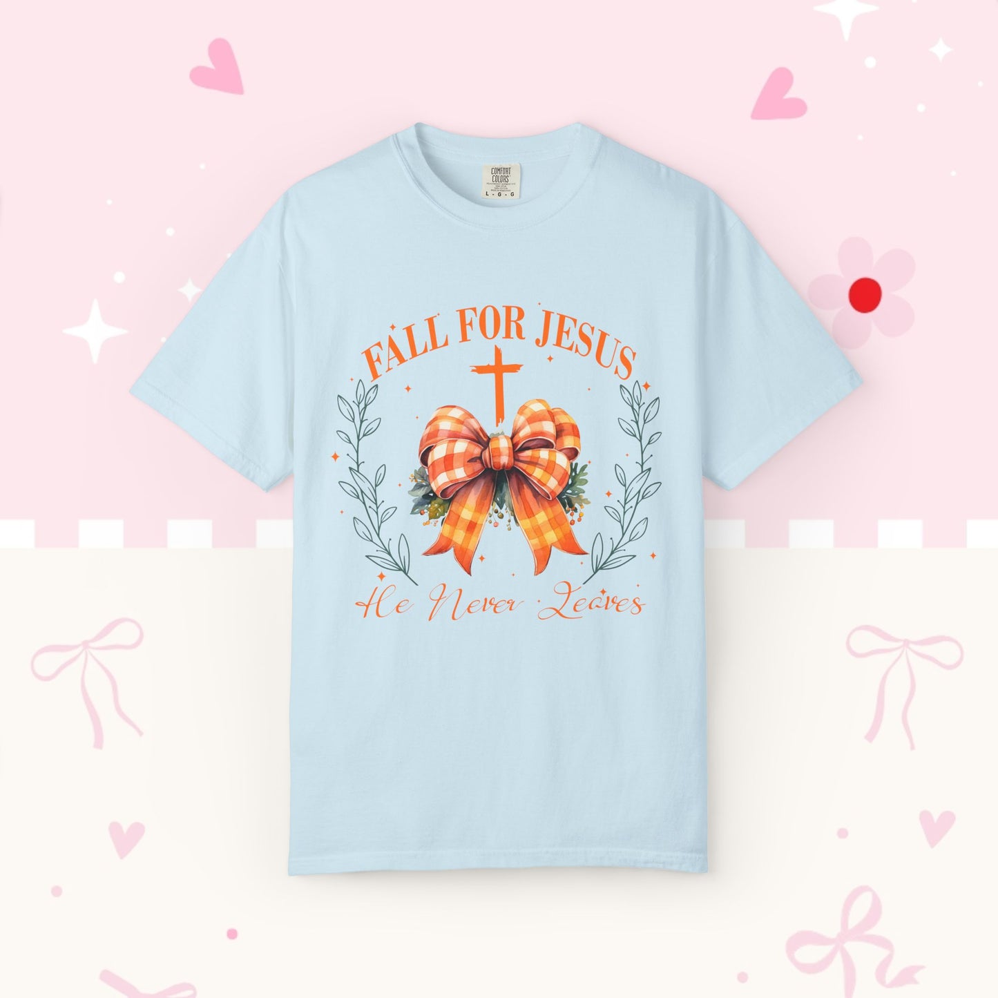 Fall for Jesus T-Shirt - "He Loves You" Christian Faith Tee