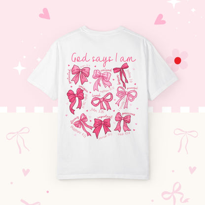 God Says I Am Pink Ribbon T-Shirt