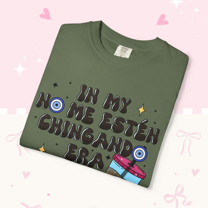 Graphic Tee — "En mi no me estén chingando era" Spanish Sassy T-Shirt with Bubble Tea Graphic