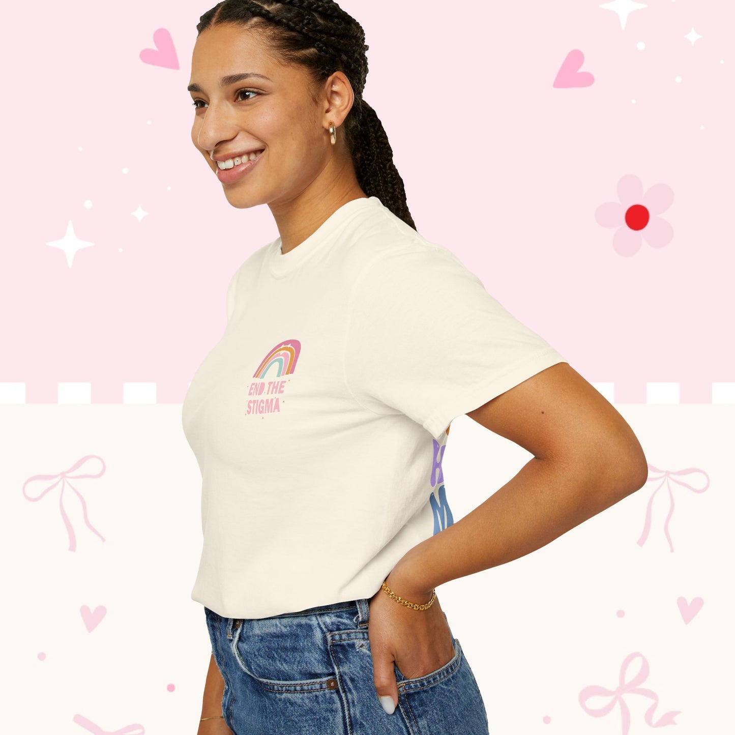 Mental Health Matters T-Shirt — Pastel Positive Message Tee