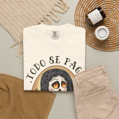 T-Shirt — Día de los Muertos Skeleton Heart Graphic (Todo Se Paga)