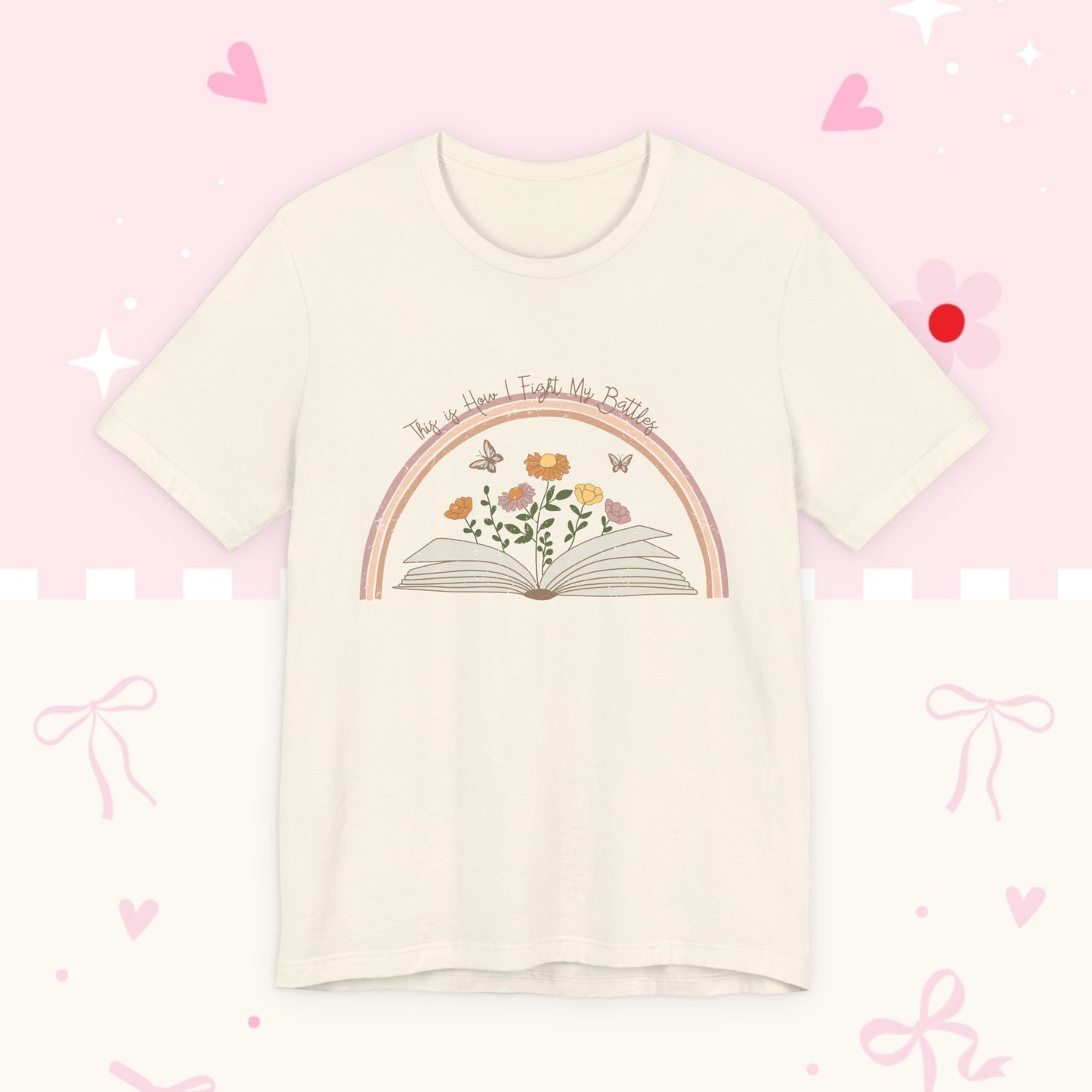 Floral Storybook Tee — 'The World is Full of Magic' Graphic T-Shirt