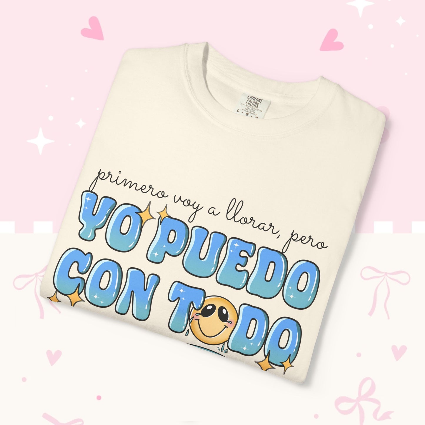 Yo Puedo Con Todo T-shirt — Spanish Motivational Graphic Tee