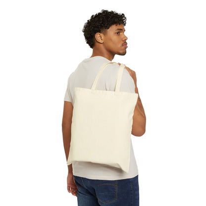 Tote Bag — "I Like My Books Spicy & My Coffee Icy" Illustrated Canvas Tote