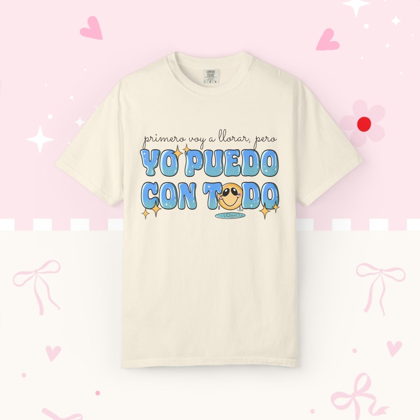 Yo Puedo Con Todo T-shirt — Spanish Motivational Graphic Tee