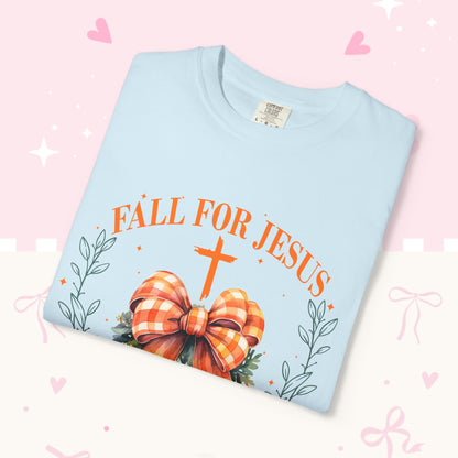 Fall for Jesus T-Shirt - "He Loves You" Christian Faith Tee