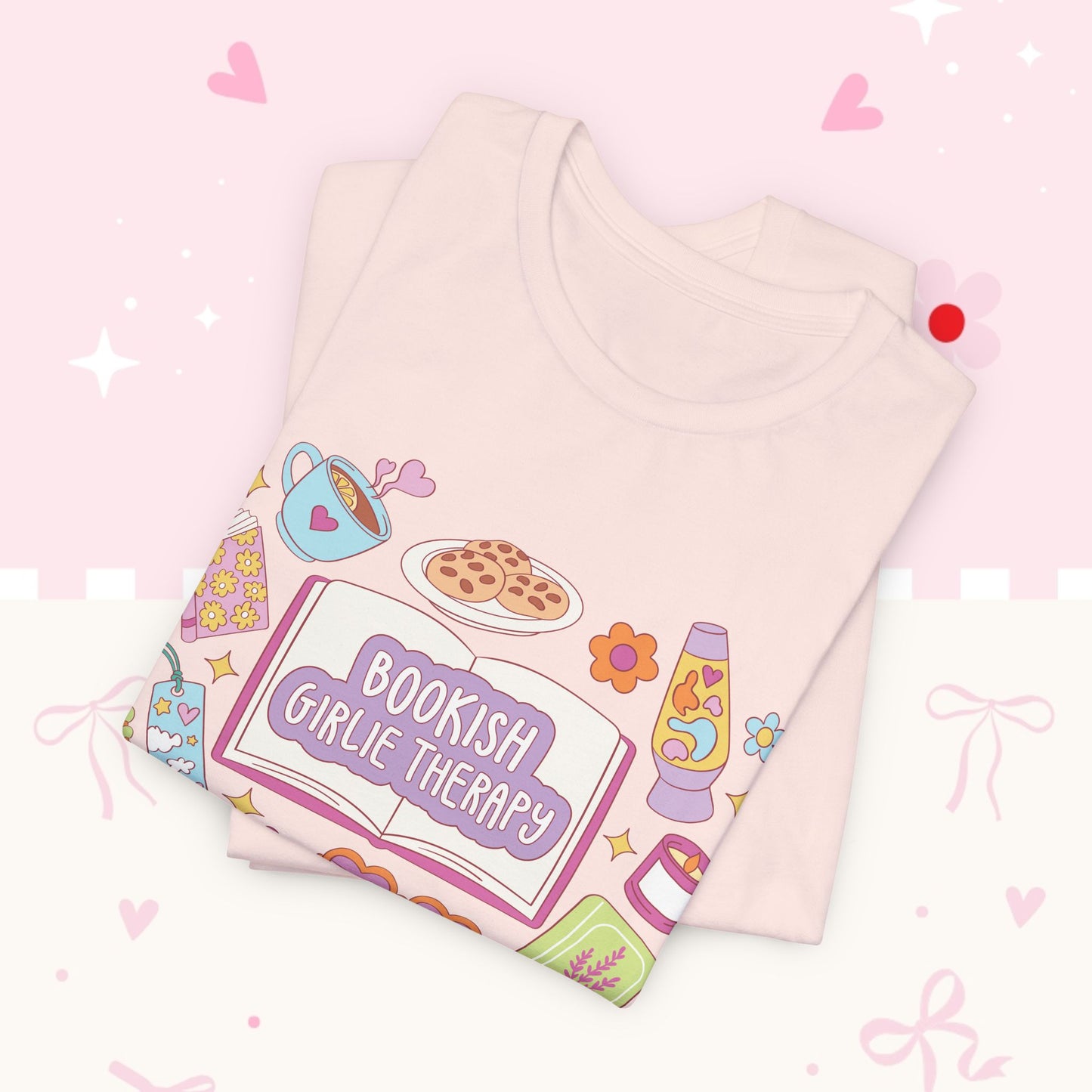 Bookish Girlie Therapy T-Shirt