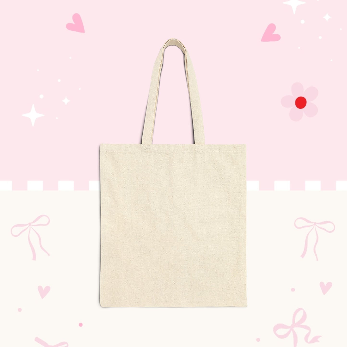 Tote Bag — "Believe In Yourself" Butterfly Floral Canvas Tote