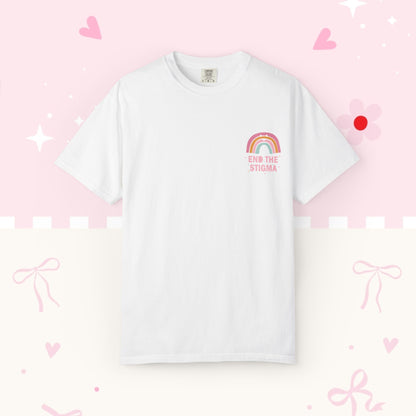 Mental Health Matters T-Shirt — Pastel Positive Message Tee