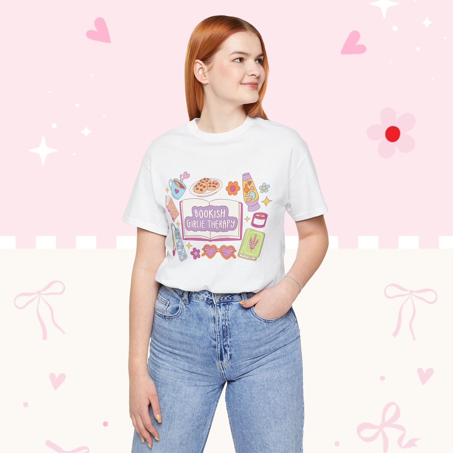 Bookish Girlie Therapy T-Shirt