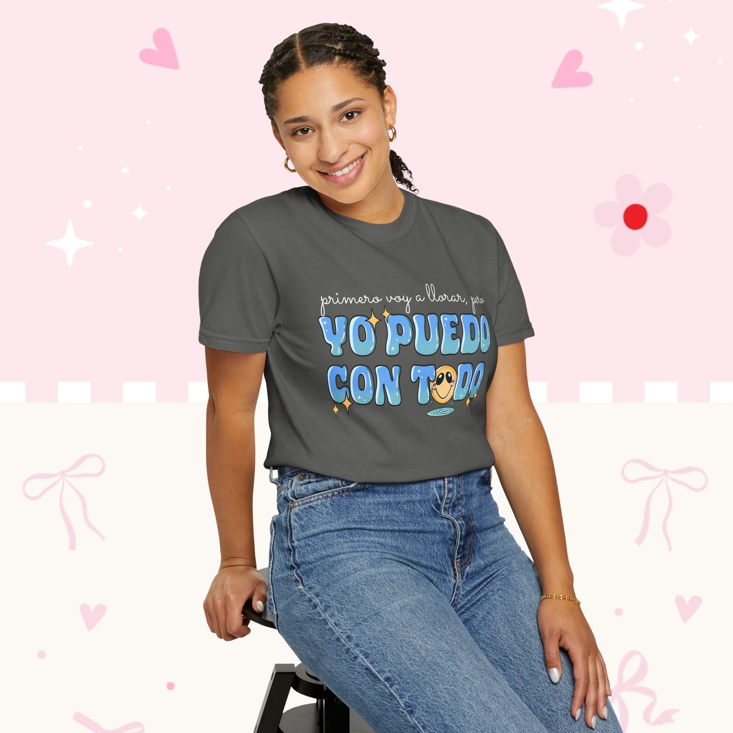 Yo Puedo Con Todo T-shirt — Spanish Motivational Graphic Tee