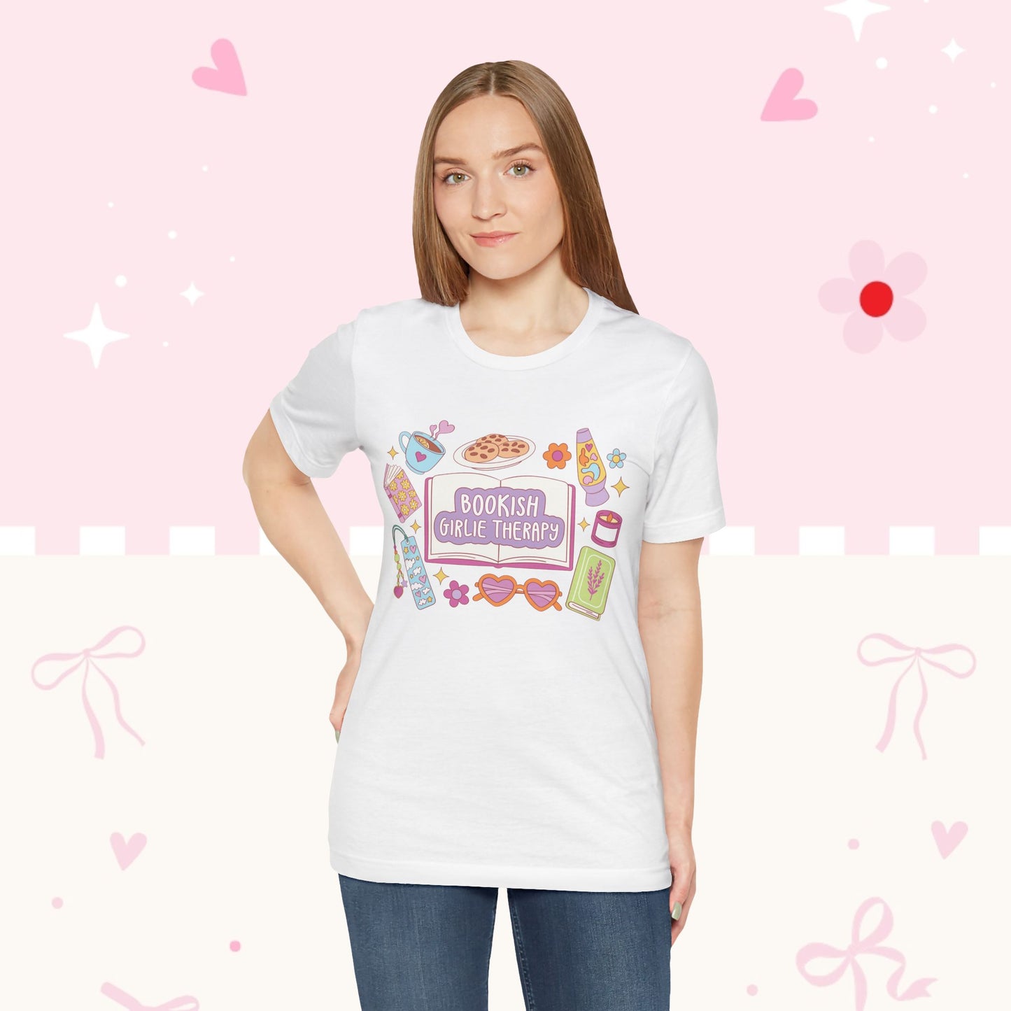 Bookish Girlie Therapy T-Shirt
