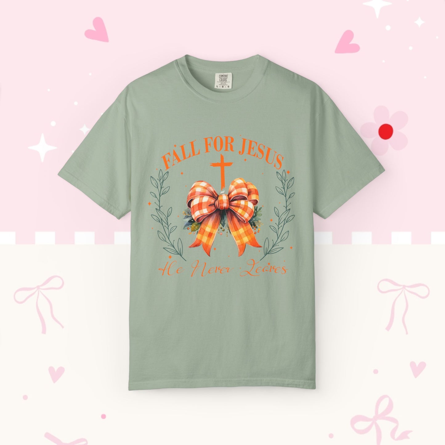 Fall for Jesus T-Shirt - "He Loves You" Christian Faith Tee