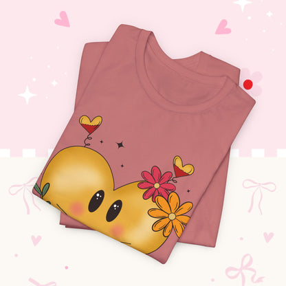 Heart Emoji Floral Tee — "Se Aprovechan de Mi Nobleza" Cute Spanish Pride T-Shirt