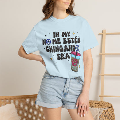 Graphic Tee — "En mi no me estén chingando era" Spanish Sassy T-Shirt with Bubble Tea Graphic