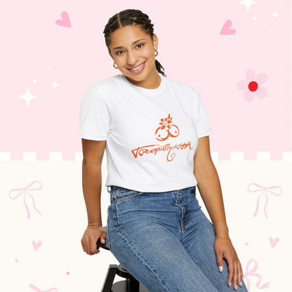 KG Fan T-Shirt — Orange Floral Concert Tee