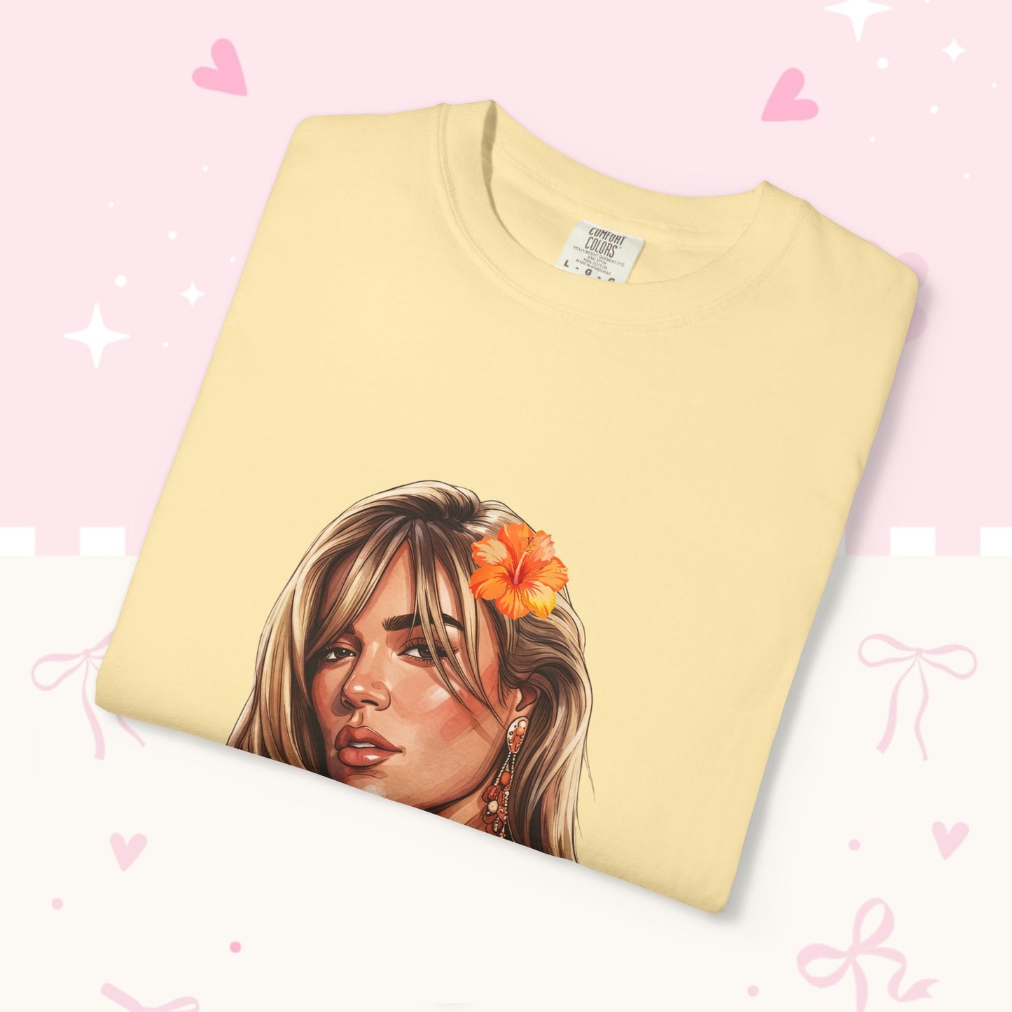 T-Shirt • Tropitour Latina Forever Graphic Tee — Floral Retro Portrait