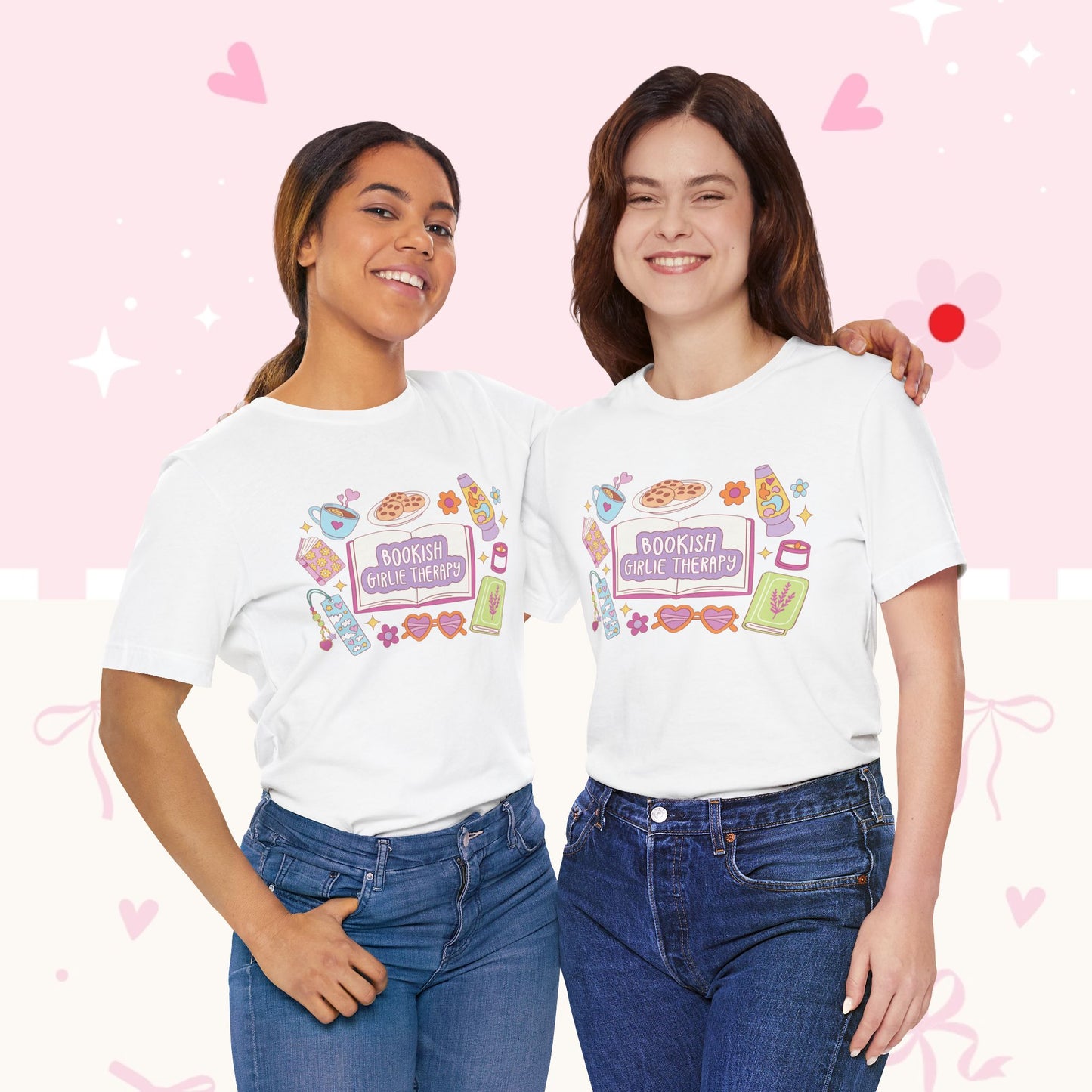 Bookish Girlie Therapy T-Shirt
