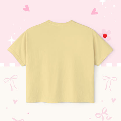 Cowgirl Soul Women's Boxy Tee — Floral Guitar Western Graphic
