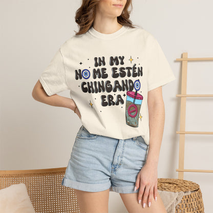 Graphic Tee — "En mi no me estén chingando era" Spanish Sassy T-Shirt with Bubble Tea Graphic