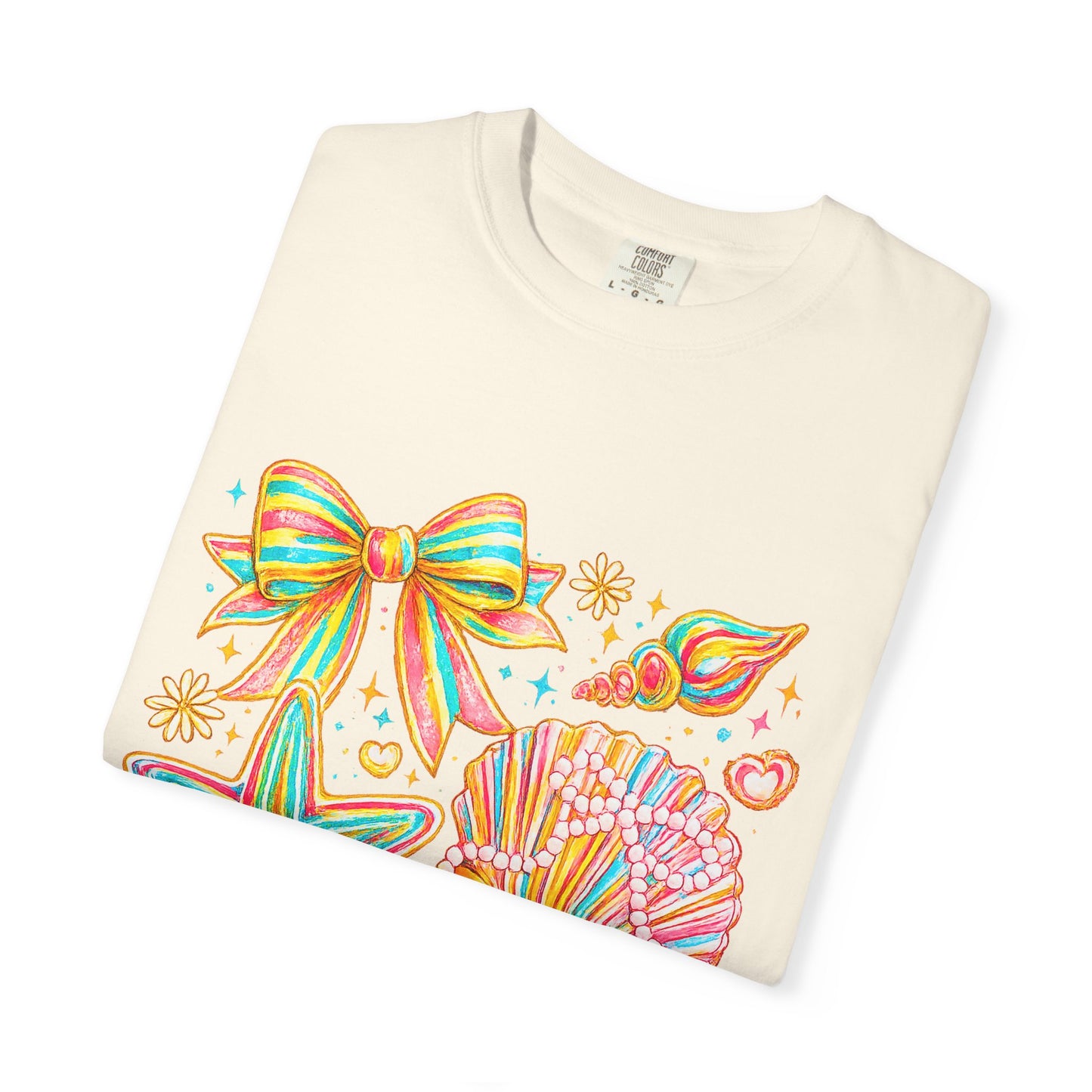 Seashell Bow Graphic T-Shirt