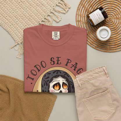 T-Shirt — Día de los Muertos Skeleton Heart Graphic (Todo Se Paga)