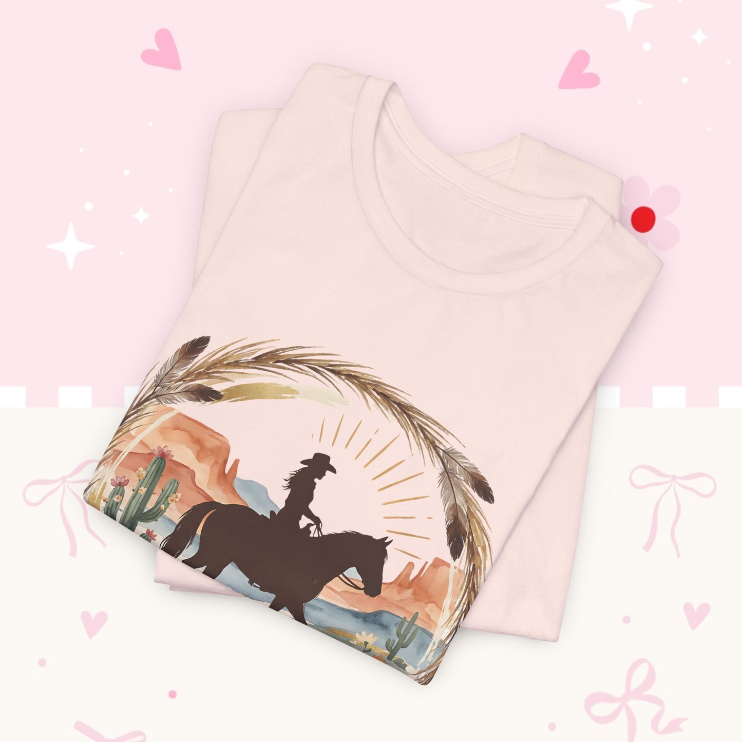 Wild & Free Cowboy T-Shirt — Western Horse Graphic Tee