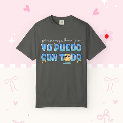 Yo Puedo Con Todo T-shirt — Spanish Motivational Graphic Tee