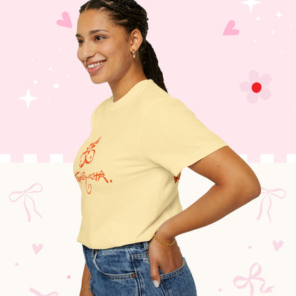 KG Fan T-Shirt — Orange Floral Concert Tee