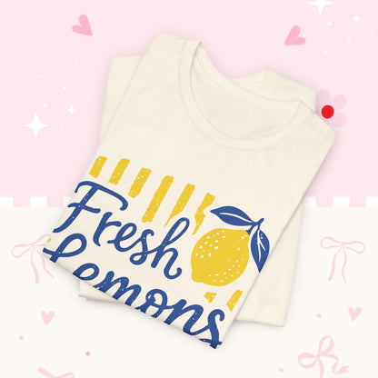 Fresh Lemons Tee — Bright Lemon Graphic Shirt