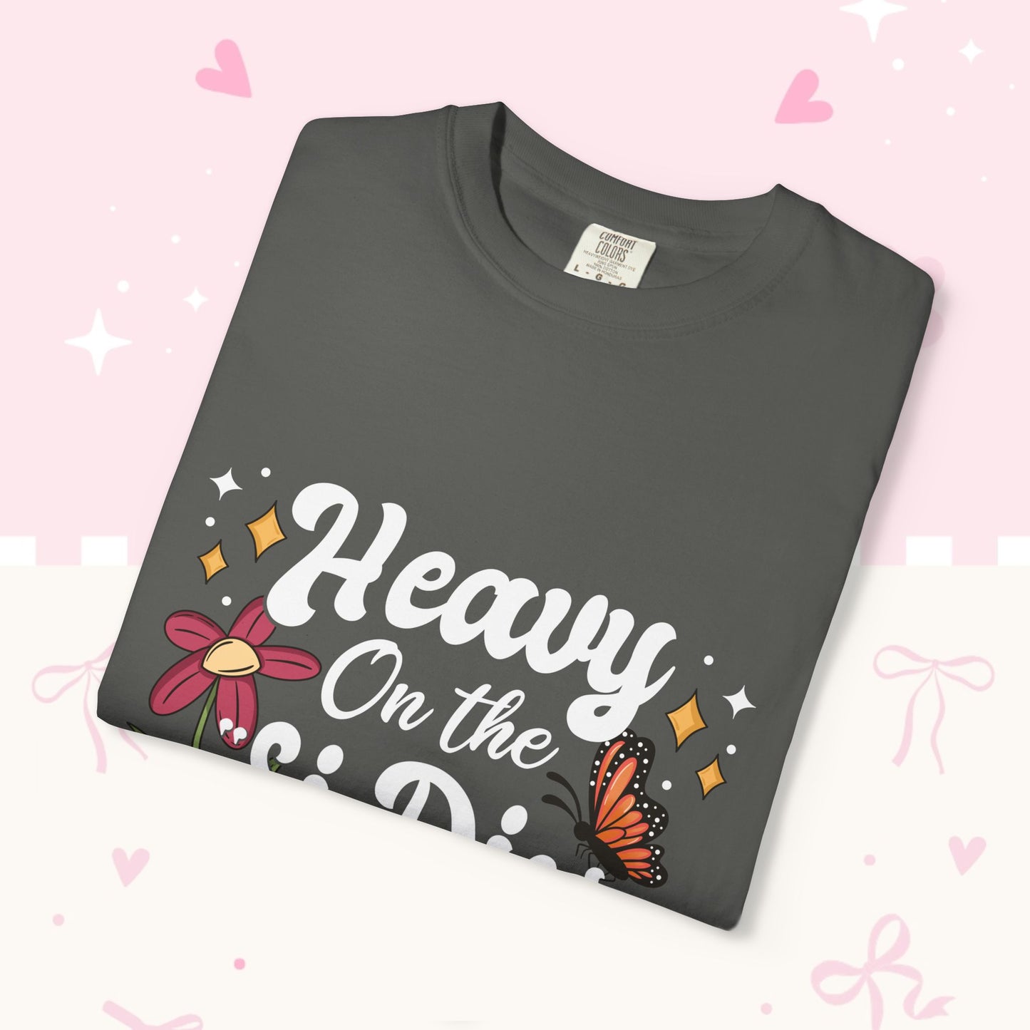 Heavy On The Si Dios Quiere T-Shirt — Floral Spanish Faith Tee