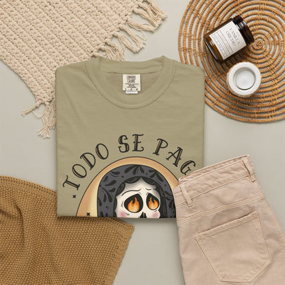 T-Shirt — Día de los Muertos Skeleton Heart Graphic (Todo Se Paga)