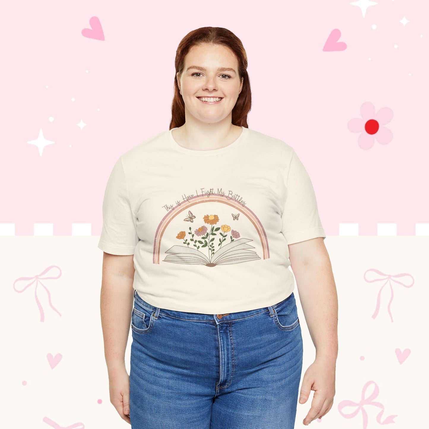Floral Storybook Tee — 'The World is Full of Magic' Graphic T-Shirt