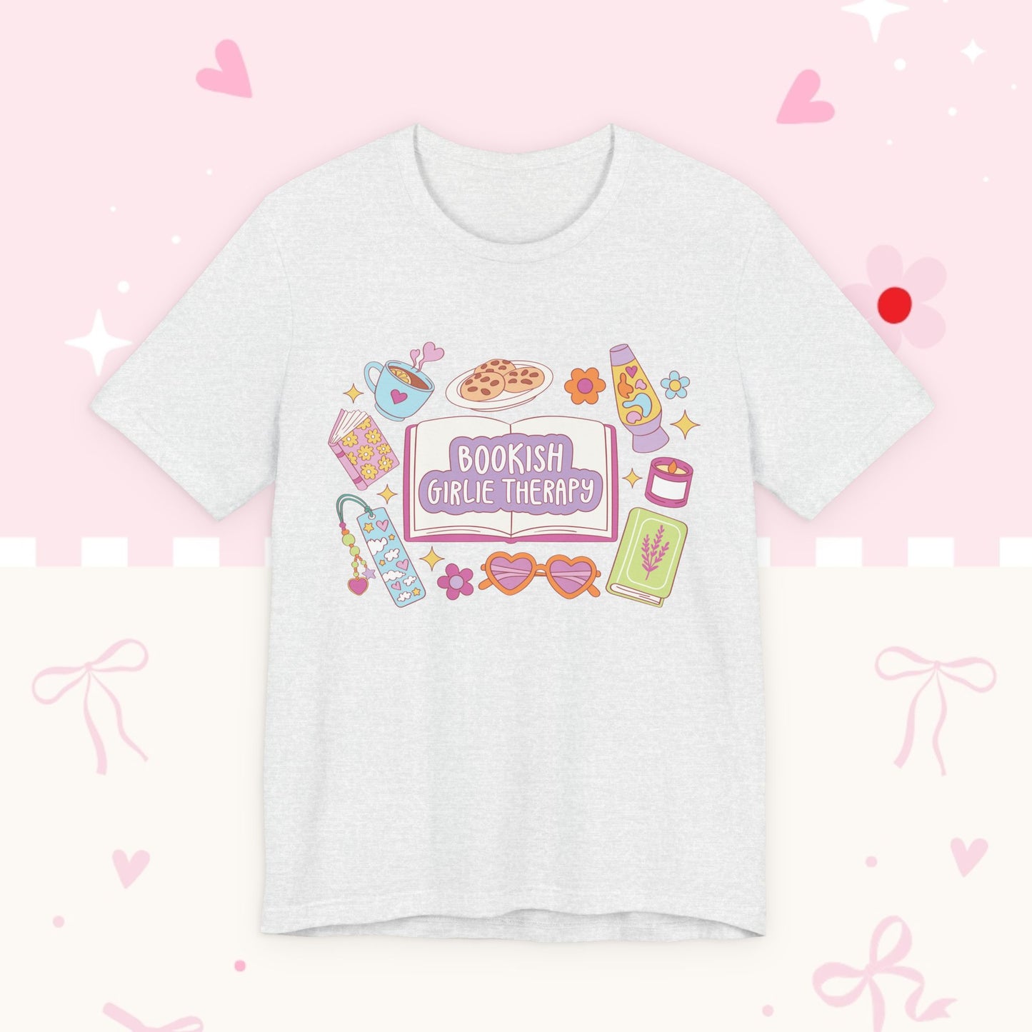 Bookish Girlie Therapy T-Shirt