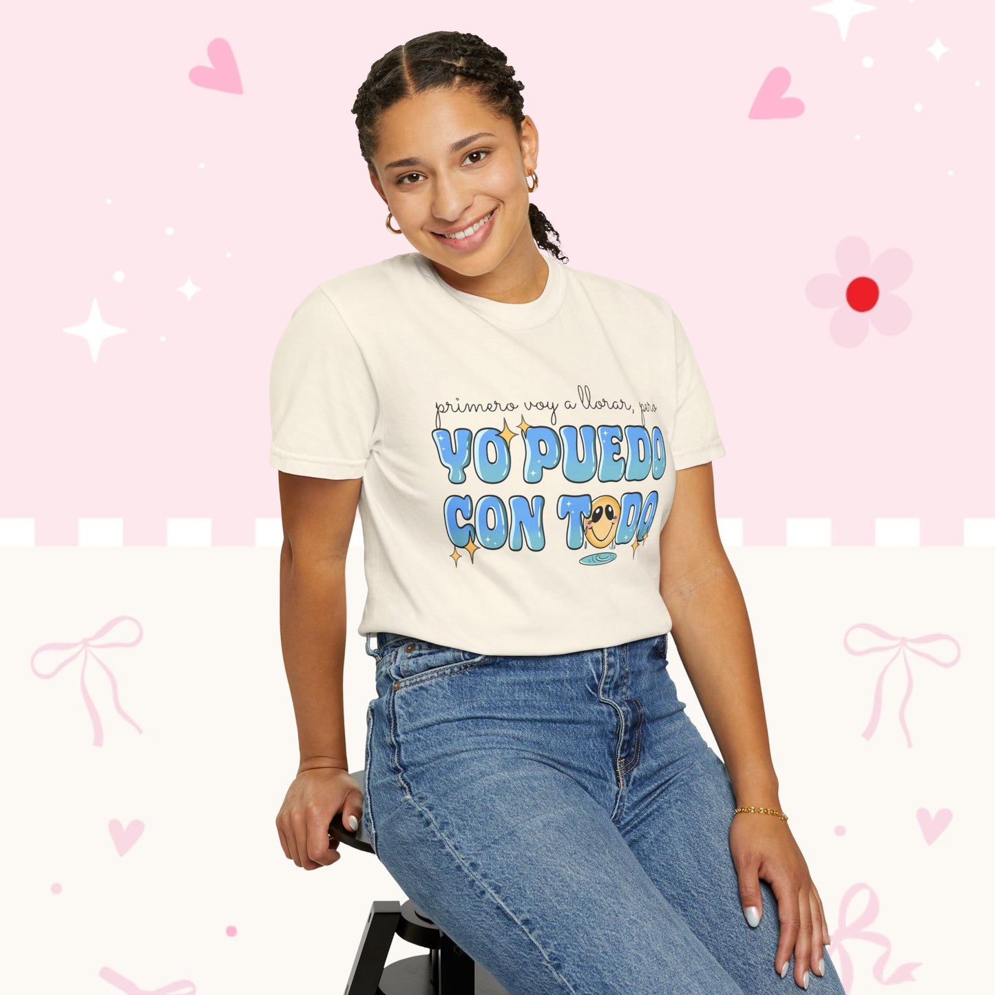 Yo Puedo Con Todo T-shirt — Spanish Motivational Graphic Tee