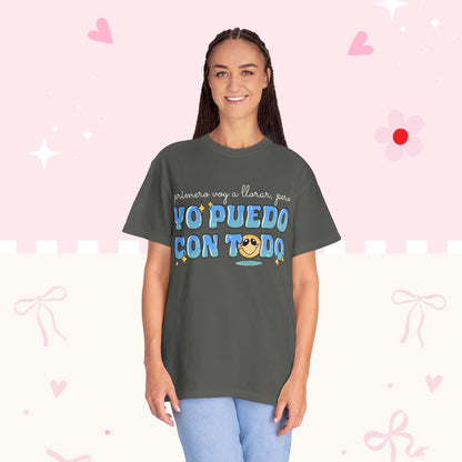 Yo Puedo Con Todo T-shirt — Spanish Motivational Graphic Tee