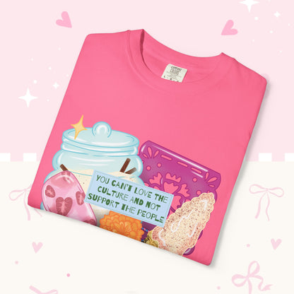 T-Shirt — Hispanic Culture Floral & Instrument Graphic